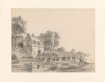 Vue sur la porte du Château de Buren - George Pieter Westenberg