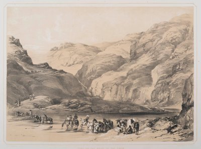Gué sur la route de Chor - George Powell Thomas