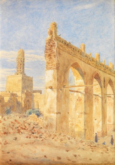 Ruines de la mosquée al-Hakim, Le Caire - George Price Boyce