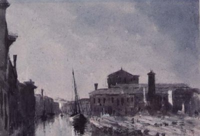La Sacca Della Misericordia, Venise - George Price Boyce