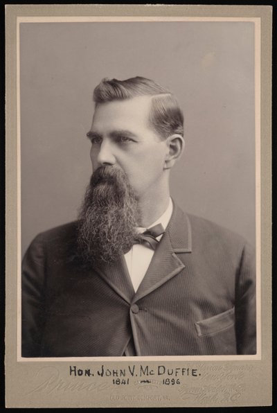 Portrait de John Van McDuffie 1841-1896, avant 1896 - George Prince