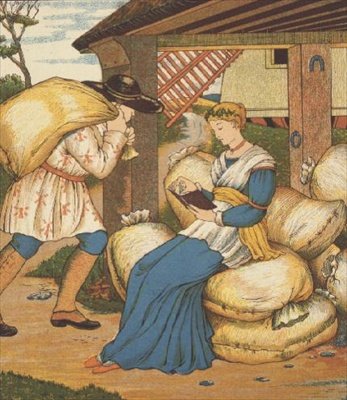 La Princesse Lisant de Rumpelstiltskin - George R. Halkett