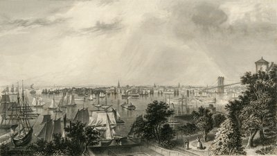 Ville de New York, depuis Brooklyn Heights - George R. Hall
