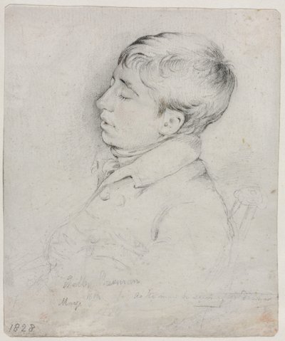 Portrait de Welby Sherman endormi dans un fauteuil - George Richmond