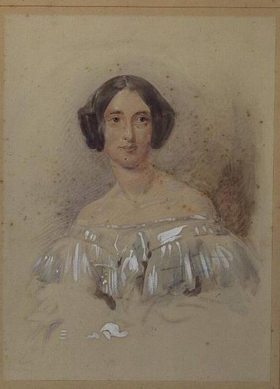 Portrait de Fanny (Frances) Cartwright - George Richmond