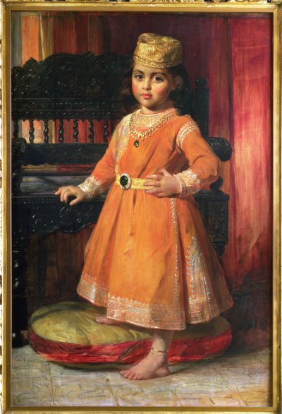Portrait du Prince Albert, Fils Aîné du Maharaja Duleep Singh, 1870 - George Richmond