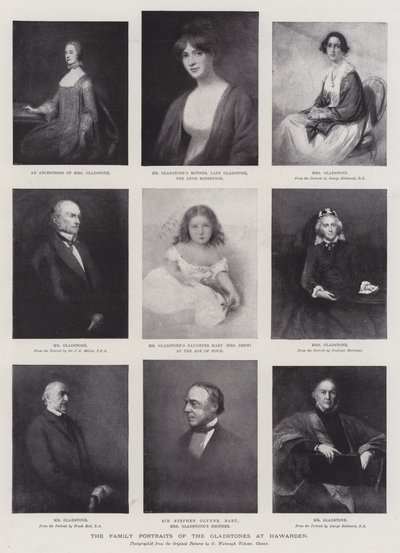 Les Portraits de famille des Gladstone à Hawarden - George Richmond