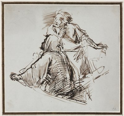 Deux Figures Masculines, vers 1829 - George Richmond