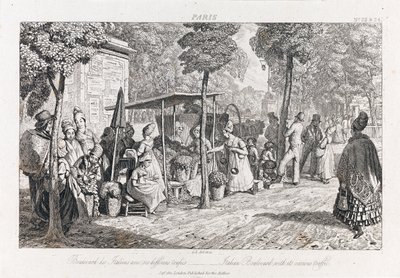 Boulevard des Italiens, c.1821 - George Robert Lewis