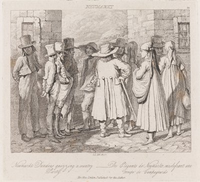 Dandies, Neumarket, vers 1821 - George Robert Lewis