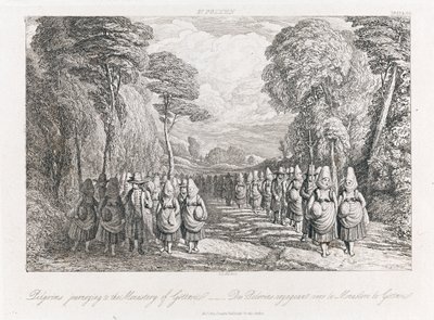 St. Pölten - Pèlerins, c.1821 - George Robert Lewis