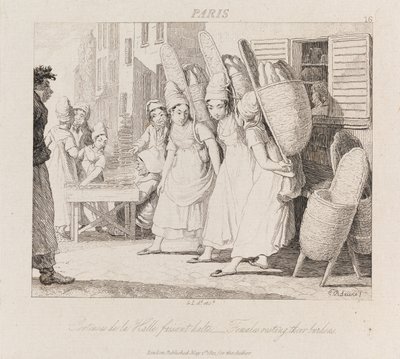Femmes se reposant, Paris, vers 1821 - George Robert Lewis