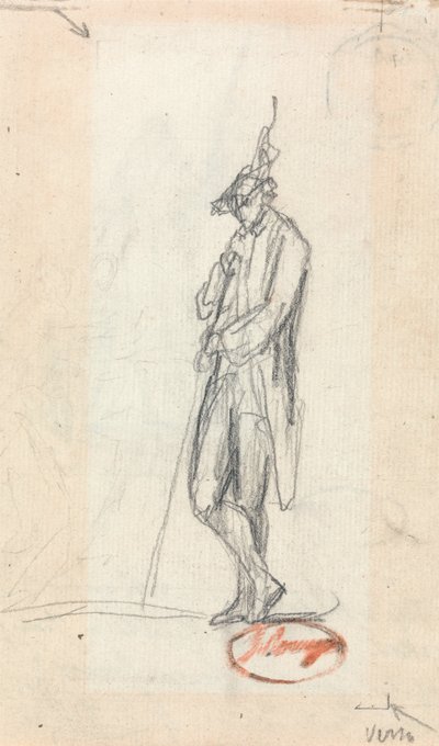 Une figure masculine debout - George Romney