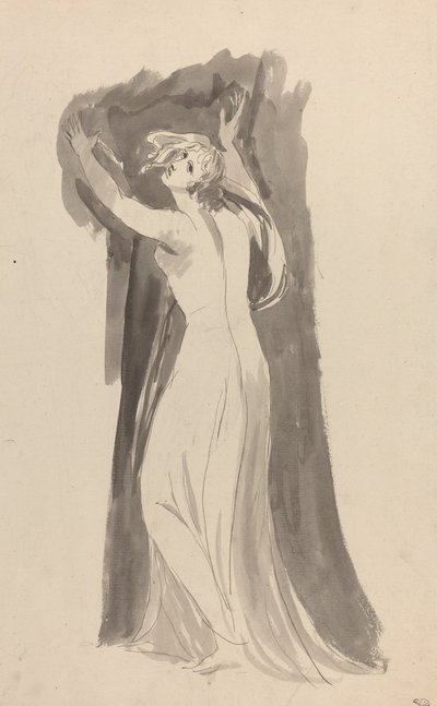Étude de Miranda pour "La Tempête" - George Romney