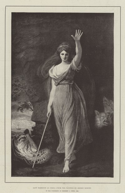 Lady Hamilton en Circé - George Romney
