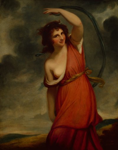 Lady Hamilton en tant que Mirth - George Romney