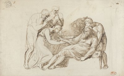 Lear réveillé par Cordelia - George Romney
