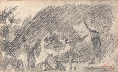 MacBeth à la grotte des sorcières : Deuxième visite - George Romney
