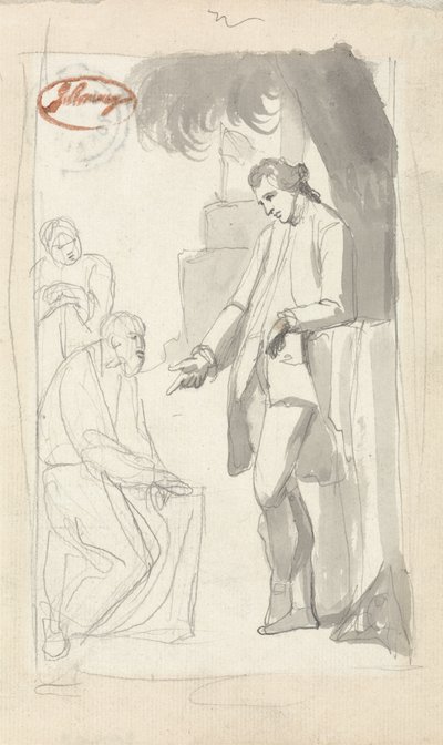 Major Pierson et le brahmane - George Romney