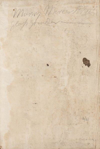 Notes sur le manuscrit - George Romney