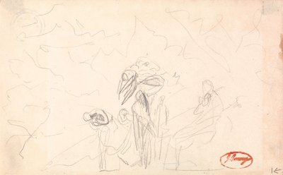 Peut-être un groupe de personnages avec des personnages en vol - George Romney