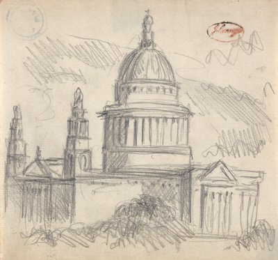 La cathédrale Saint-Paul, Londres - George Romney