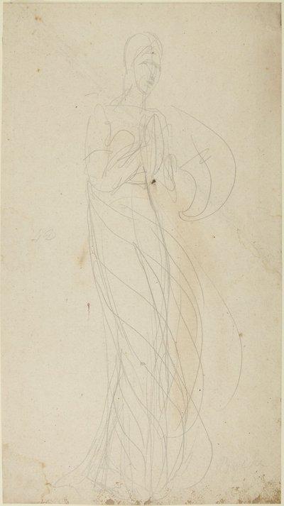 Figure féminine debout - George Romney