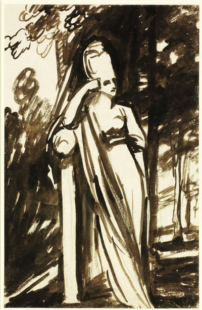 Femme debout près d