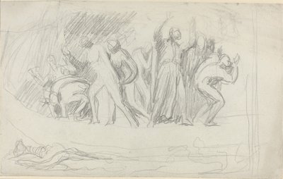 Étude pour "Le Déluge" - George Romney