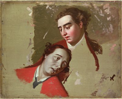 Étude pour la mort du général Wolfe à Québec, 1762-63 - George Romney