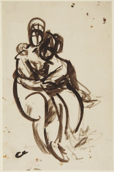 Étude pour le portrait des sœurs Milner - George Romney