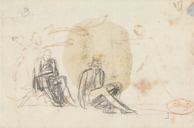 Étude de deux figures assises - George Romney