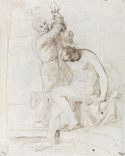 Le bain de Bethsabée - George Romney