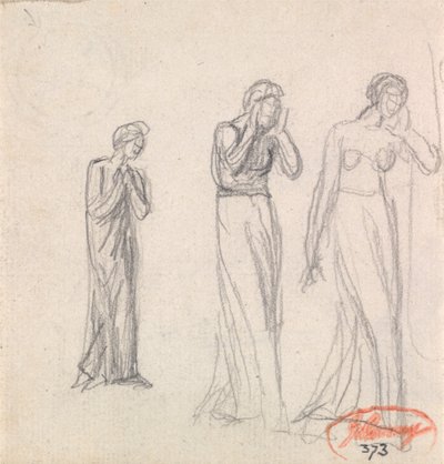 Les trois femmes en deuil - George Romney