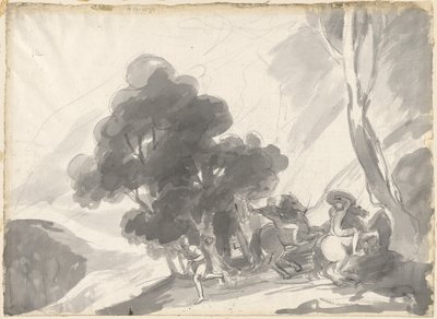 Troilus et Cressida, Acte IV, Scène V : Le combat entre Hector et Ajax II - George Romney