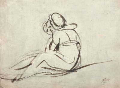 Deux enfants enlacés - George Romney