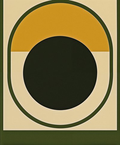 Inversion du soleil noir, 2025 (acrylique sur toile) - George Rosaly