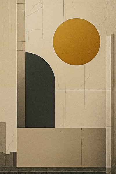 Echo Form, 2025 (acrylique sur toile) - George Rosaly
