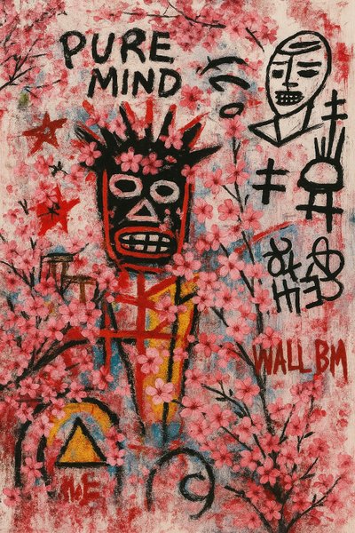 Healing Eyes, 2025 (acrylique sur toile) - George Rosaly