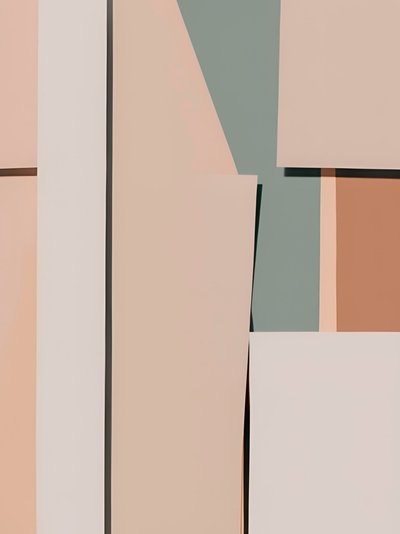 Sérénité structurée, 21e siècle (peinture) - George Rosaly