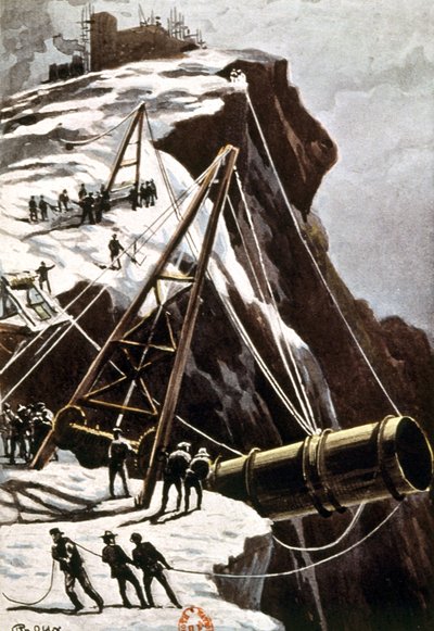 Montée dans le camion. De la Terre à la Lune - George Roux