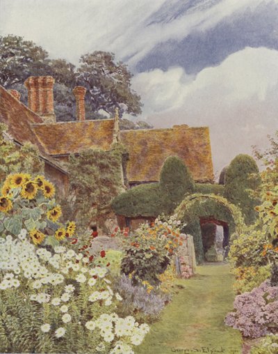 Cleeve Prior, Tournesols - George Samuel Elgood