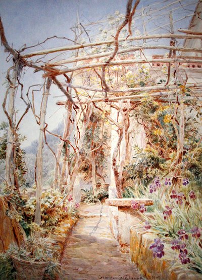 Iris sous la pergola - George Samuel Elgood
