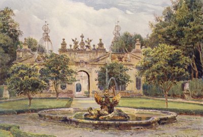 Jardins italiens : La volière, Villa Borghese - George Samuel Elgood