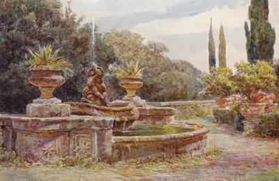Jardins italiens : Villa Aldobrandini - George Samuel Elgood