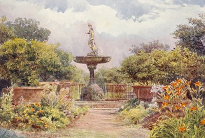 Jardins italiens : Villa Amari, La Fontaine - George Samuel Elgood