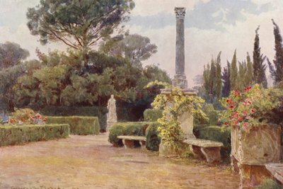 Jardins italiens : Villa Médicis - George Samuel Elgood