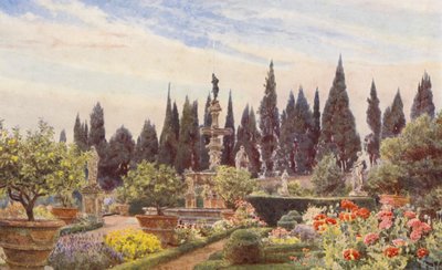Jardins italiens : Villa Reale di Castello - George Samuel Elgood