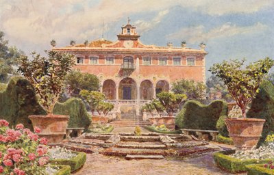 Jardins italiens : Villa di Caniparola - George Samuel Elgood