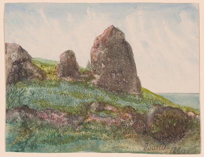 Paysage avec rochers - George Sand